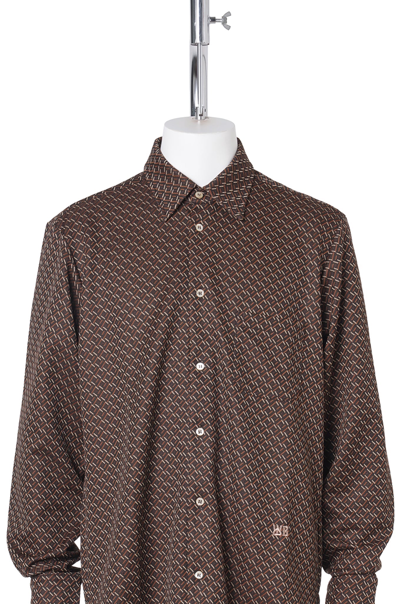 DOSHI SHIRT / BROWN/CARAMEL/CAMEL