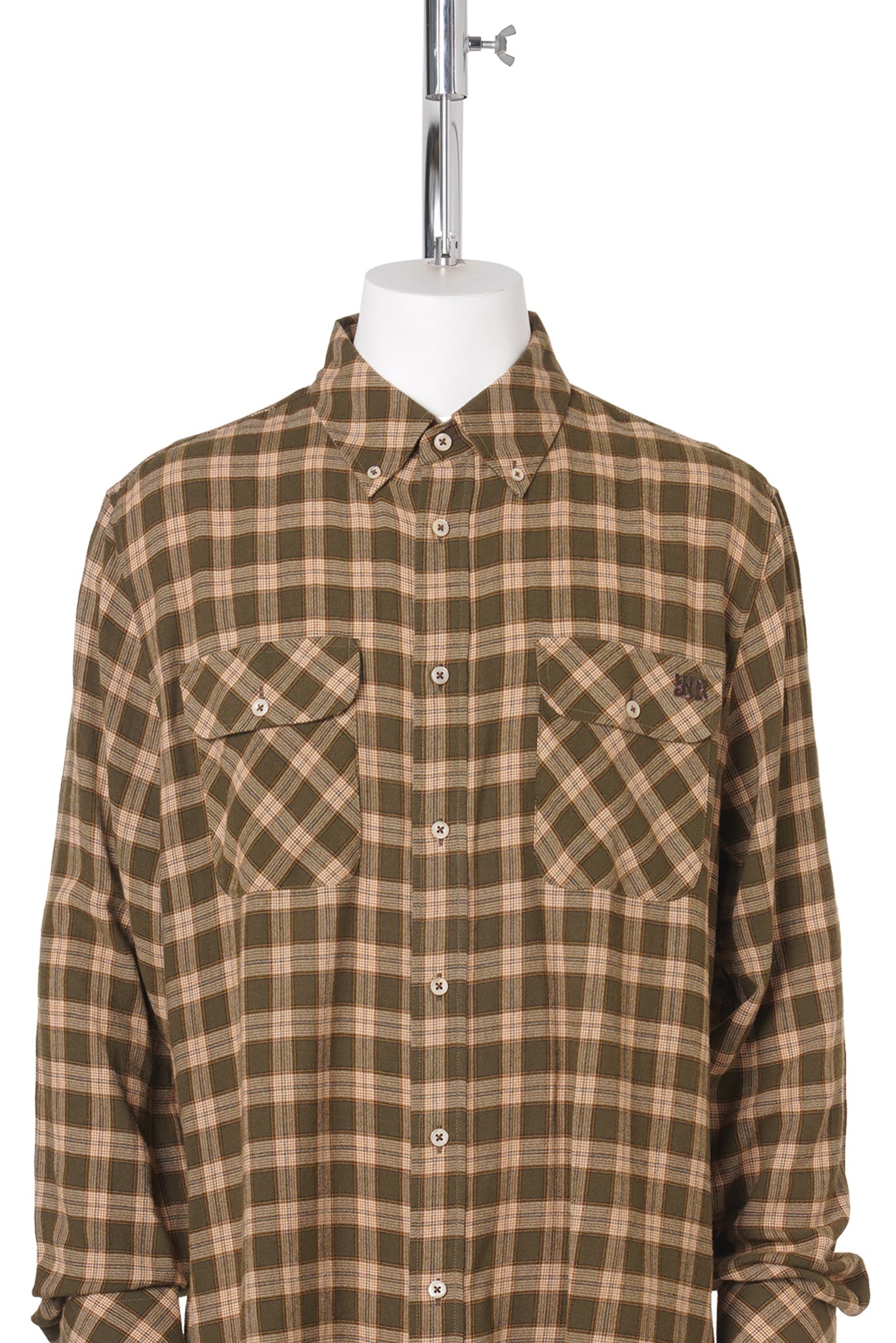 CANOPY SHIRT / JADE/OCRE/OYSTER