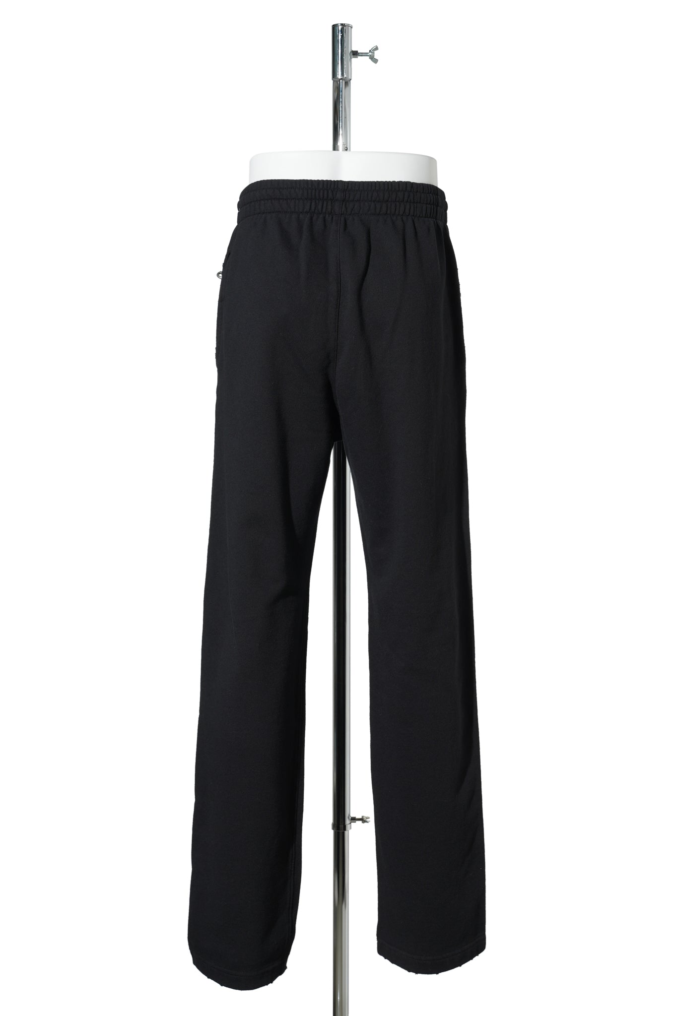 BLACK PIERCING DETAIL SWEATPANTS / BLACK