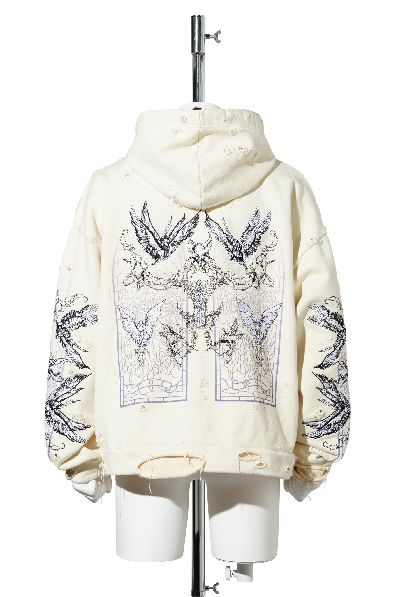 ASCENSION HOODED PULLOVER / CLOUD