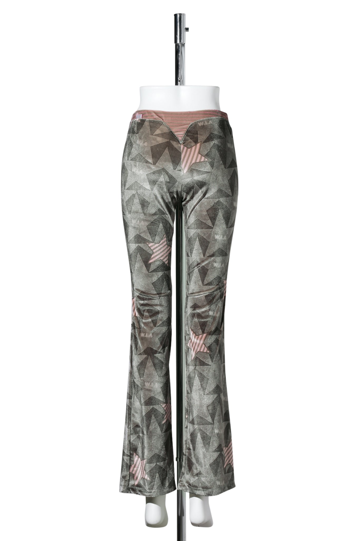 SMASHED VELOUR PANTS 400 / GREY