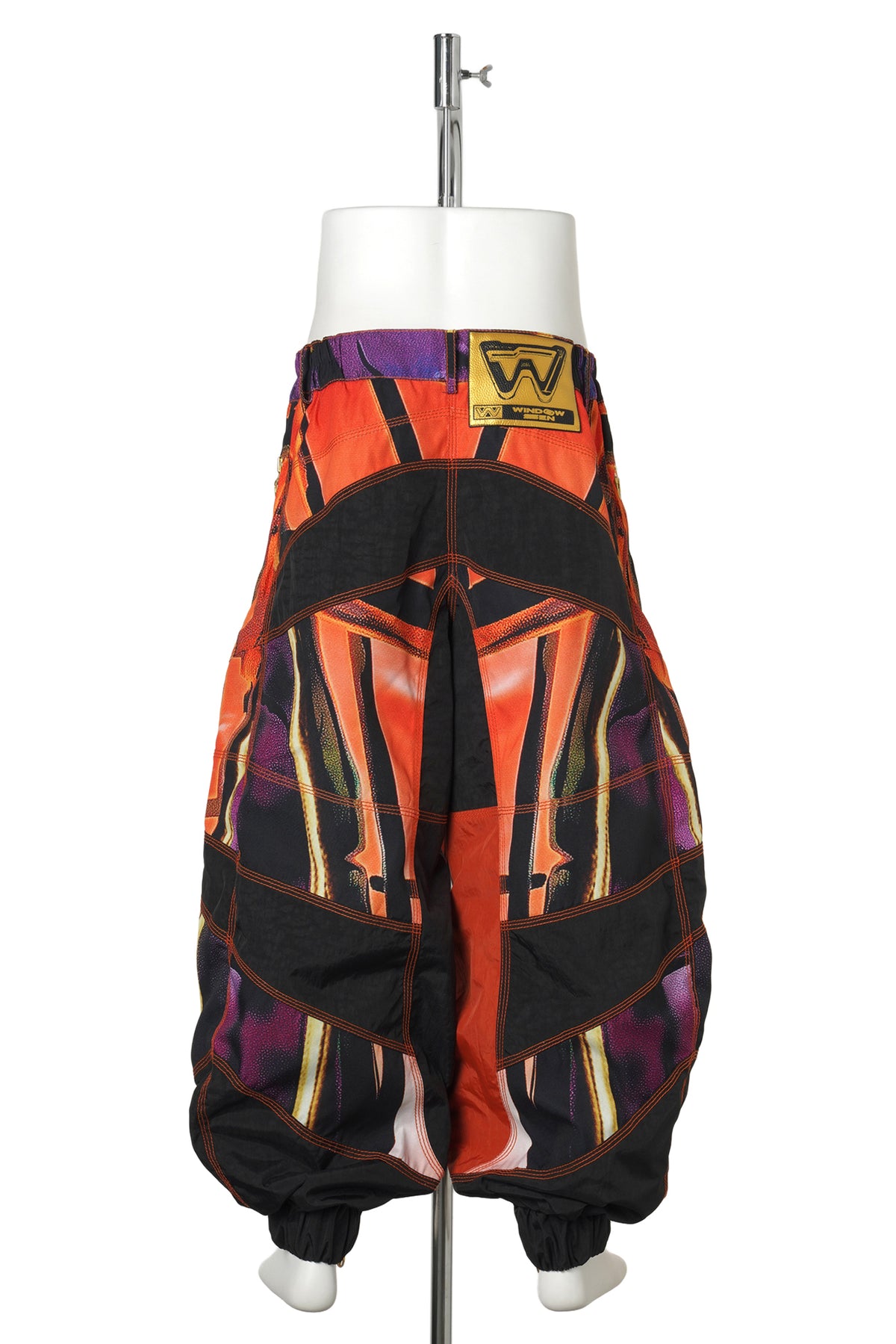 LOOSE-FIT W-PANEL BIKER PANTS / ORANGE