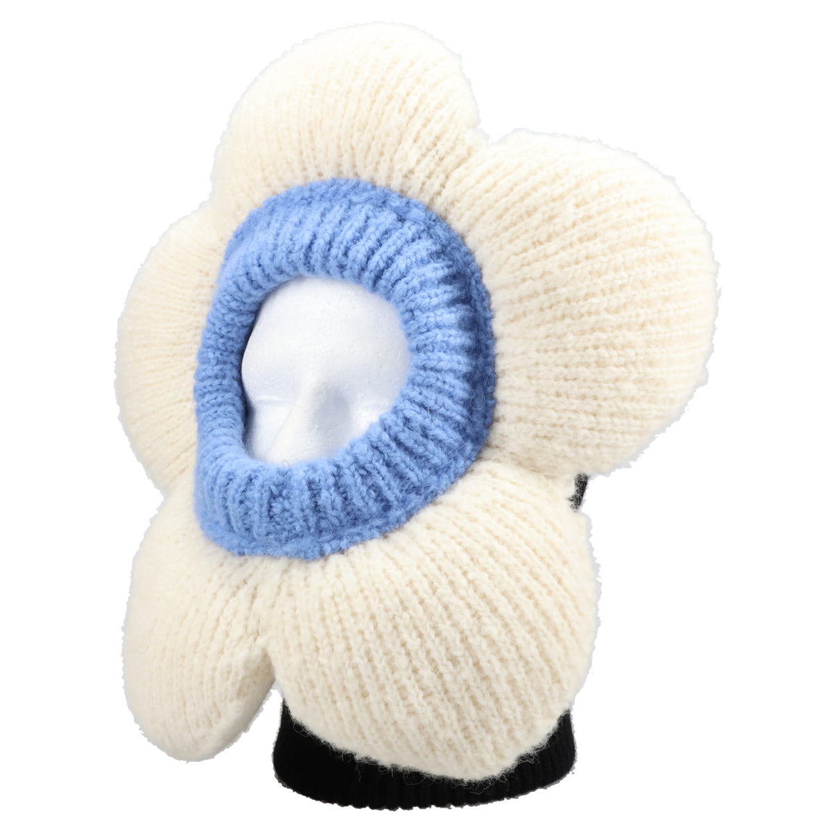 FLOWER BALACLAVA / OFF-WHITE