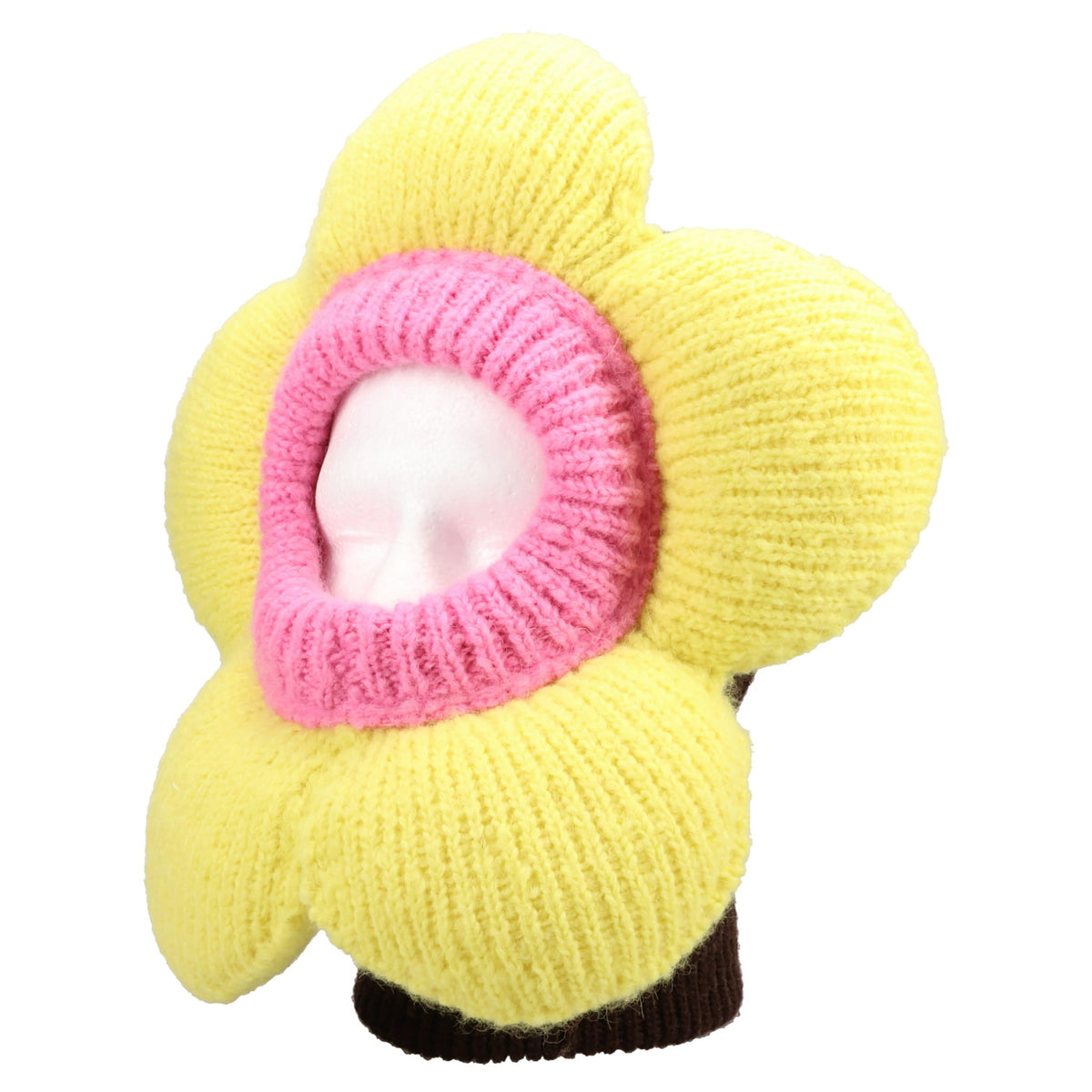 FLOWER BALACLAVA / YELLOW