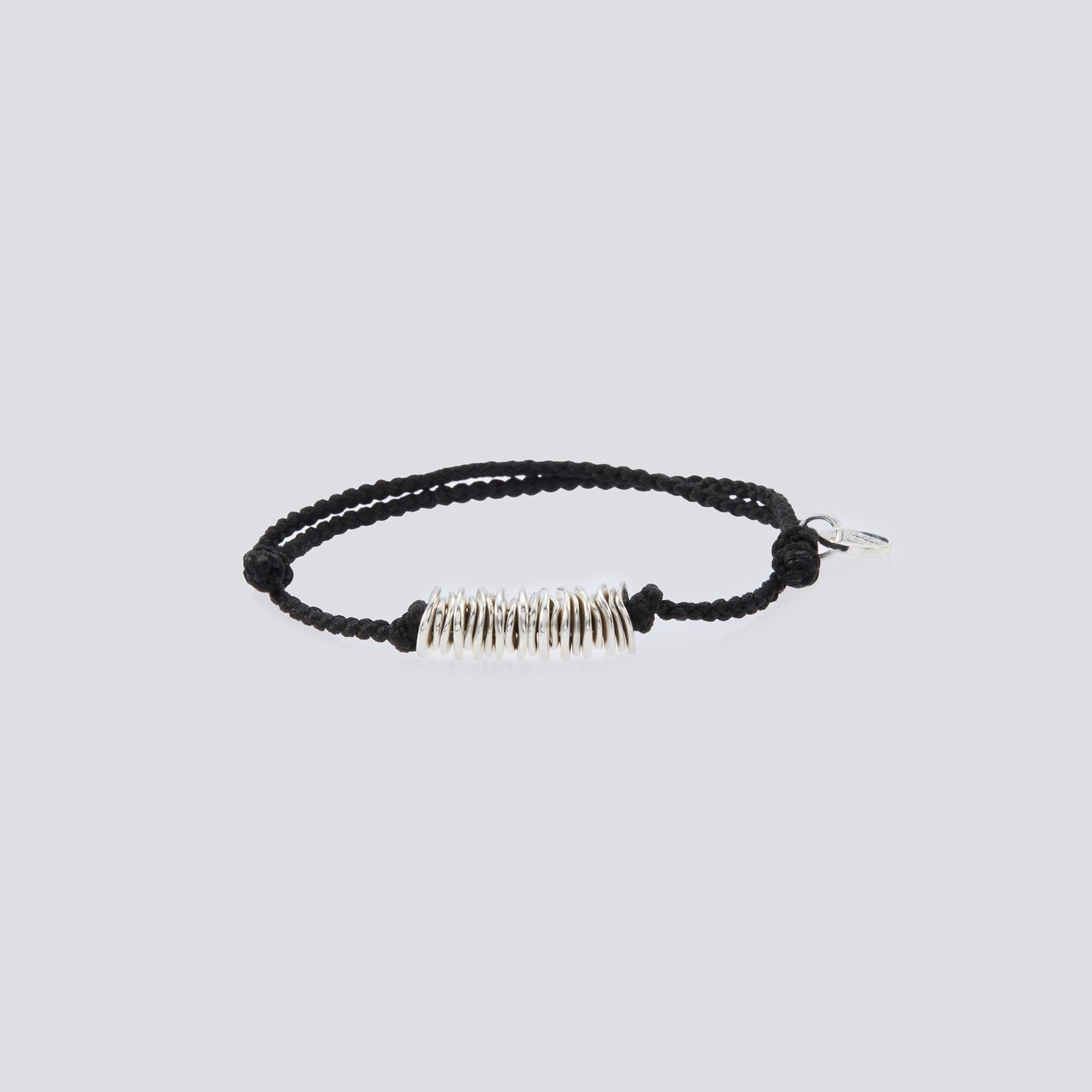 PIECE LINK SILK CODE BRACELET / SILVER