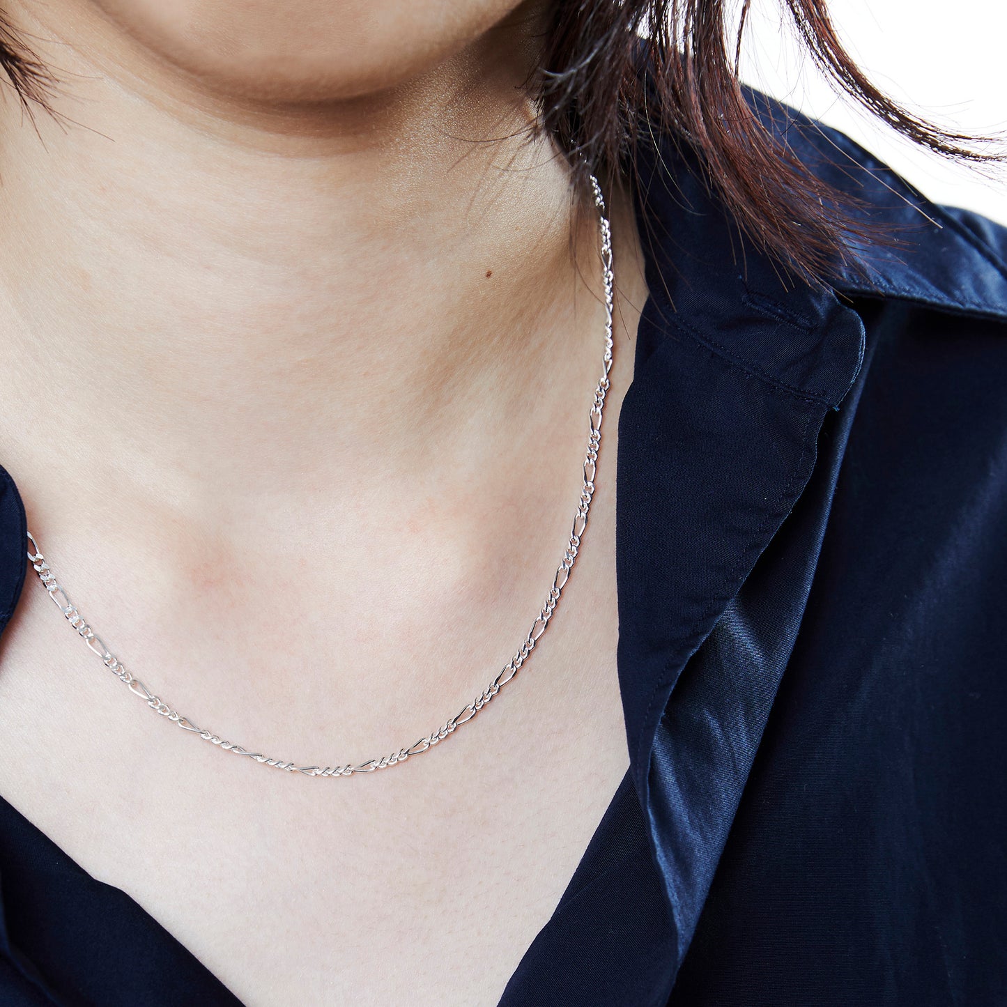 FIGARO LINK NECKLACE -2MM- / SILVER
