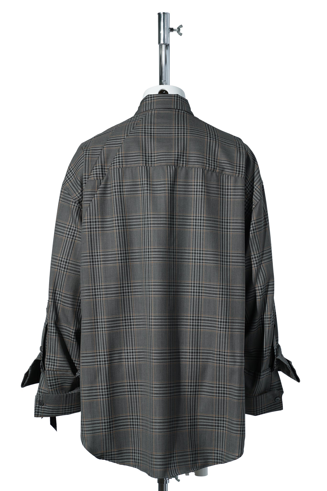 M.Y. SHIRT 1 / BLACK/GREY/CUMIN