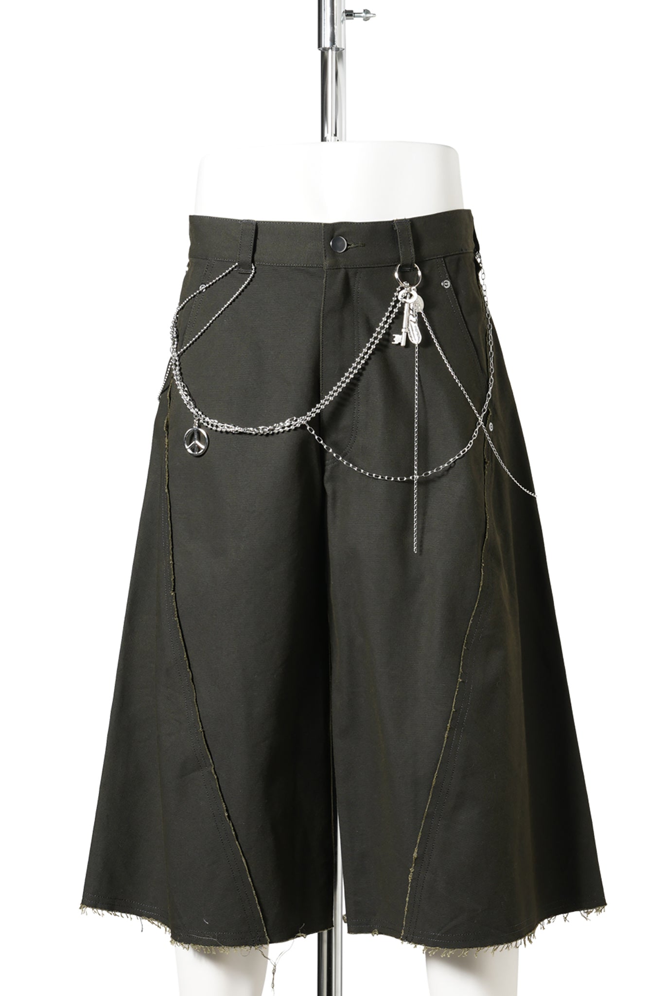 TWISTED JORTS / KHAKI