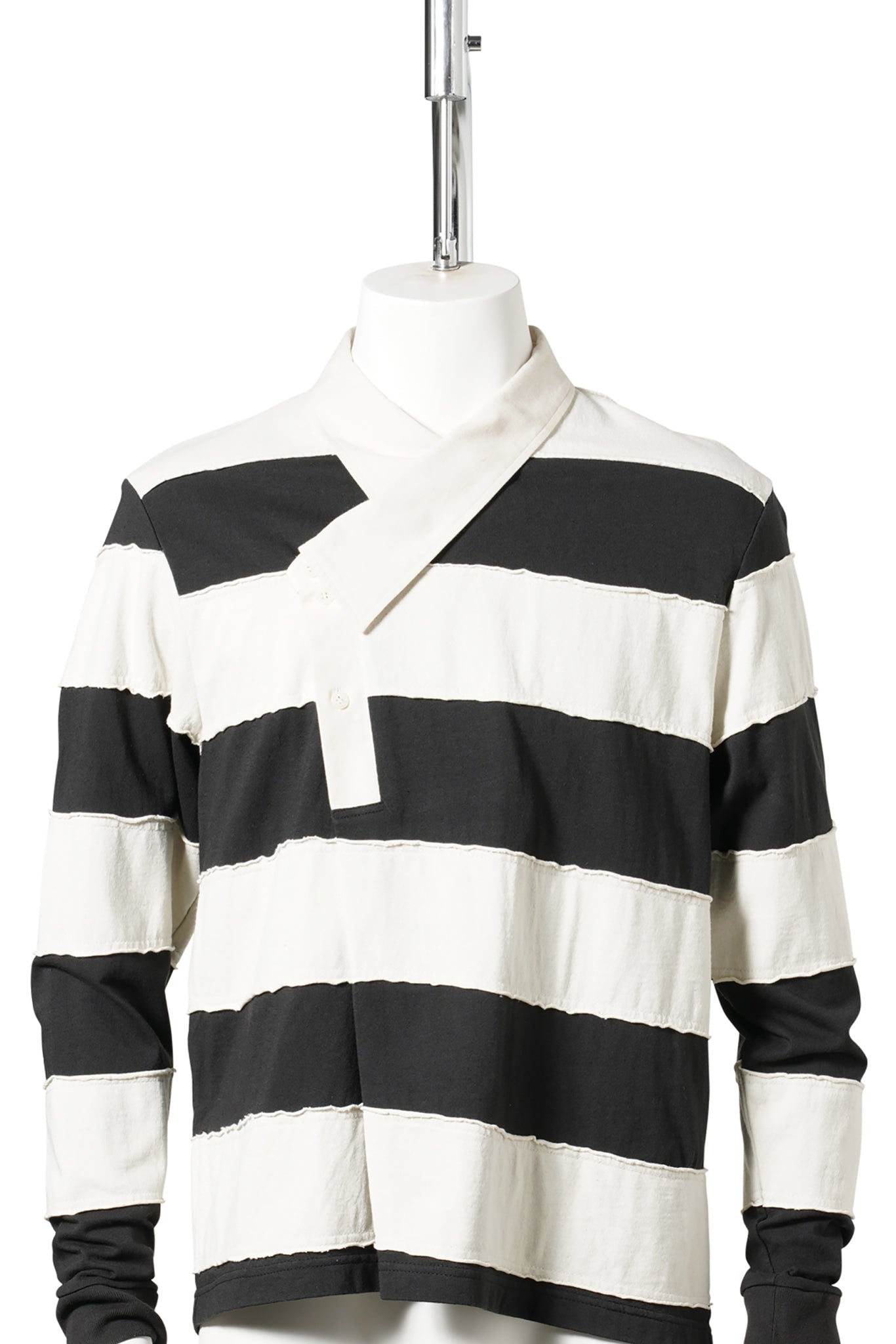 YNECK RUGGER SHIRTS / BLACK