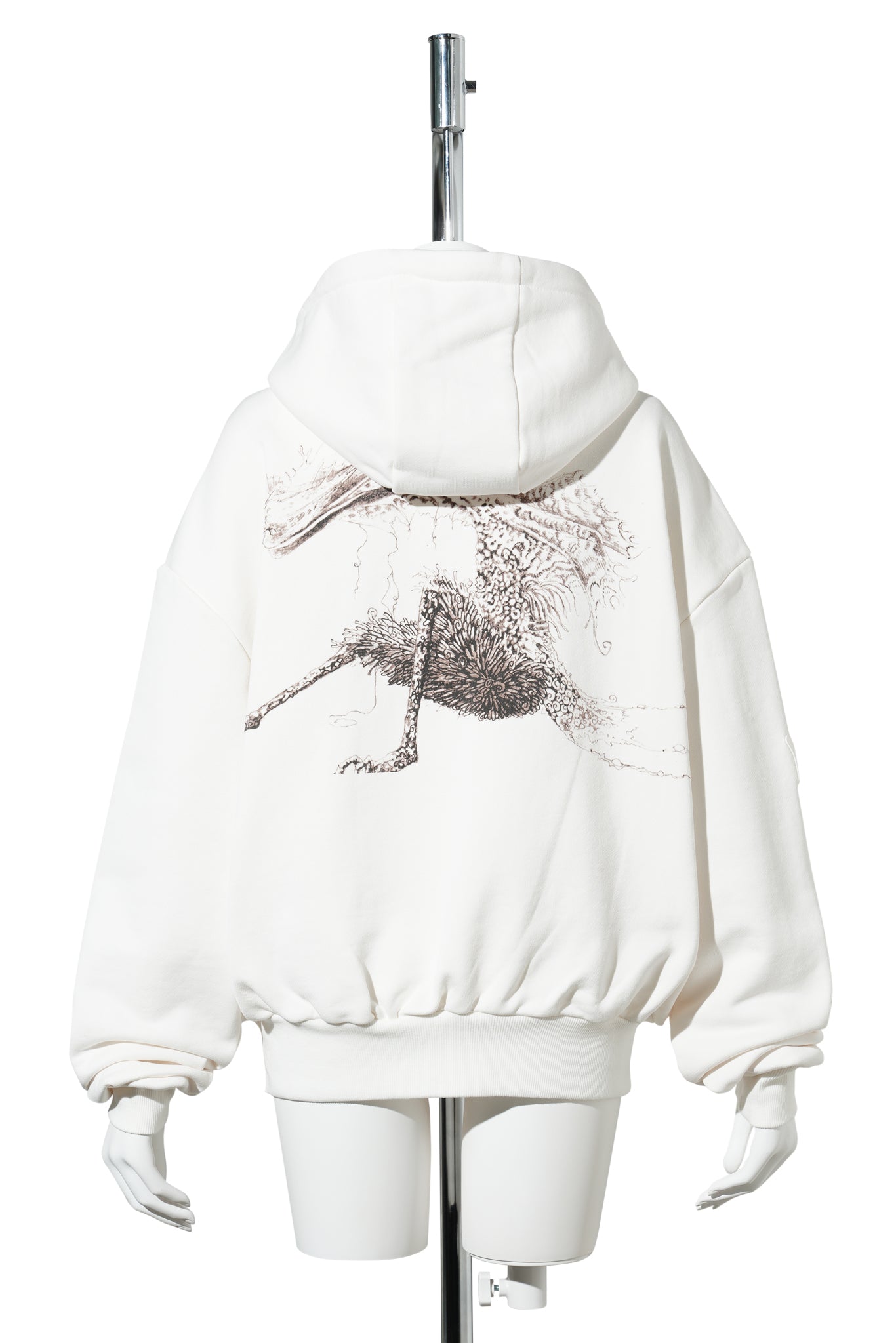 ABOMINATION HOODIE / WHITE