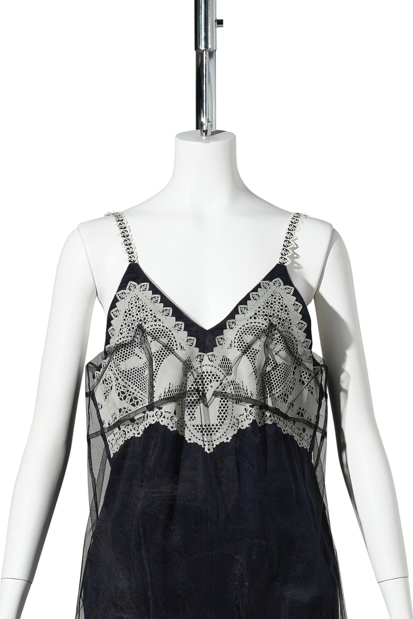 TROMPE L'OEIL GARTER TOP / SKIRT / NAVY