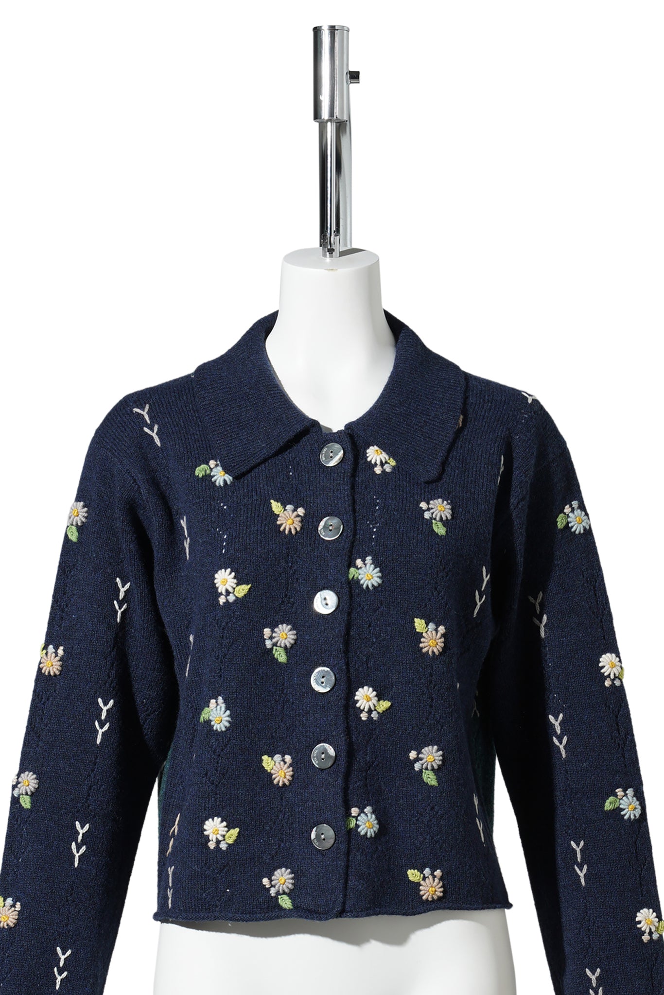 DAISY SHRUNKEN WORK JACKET / NAVY