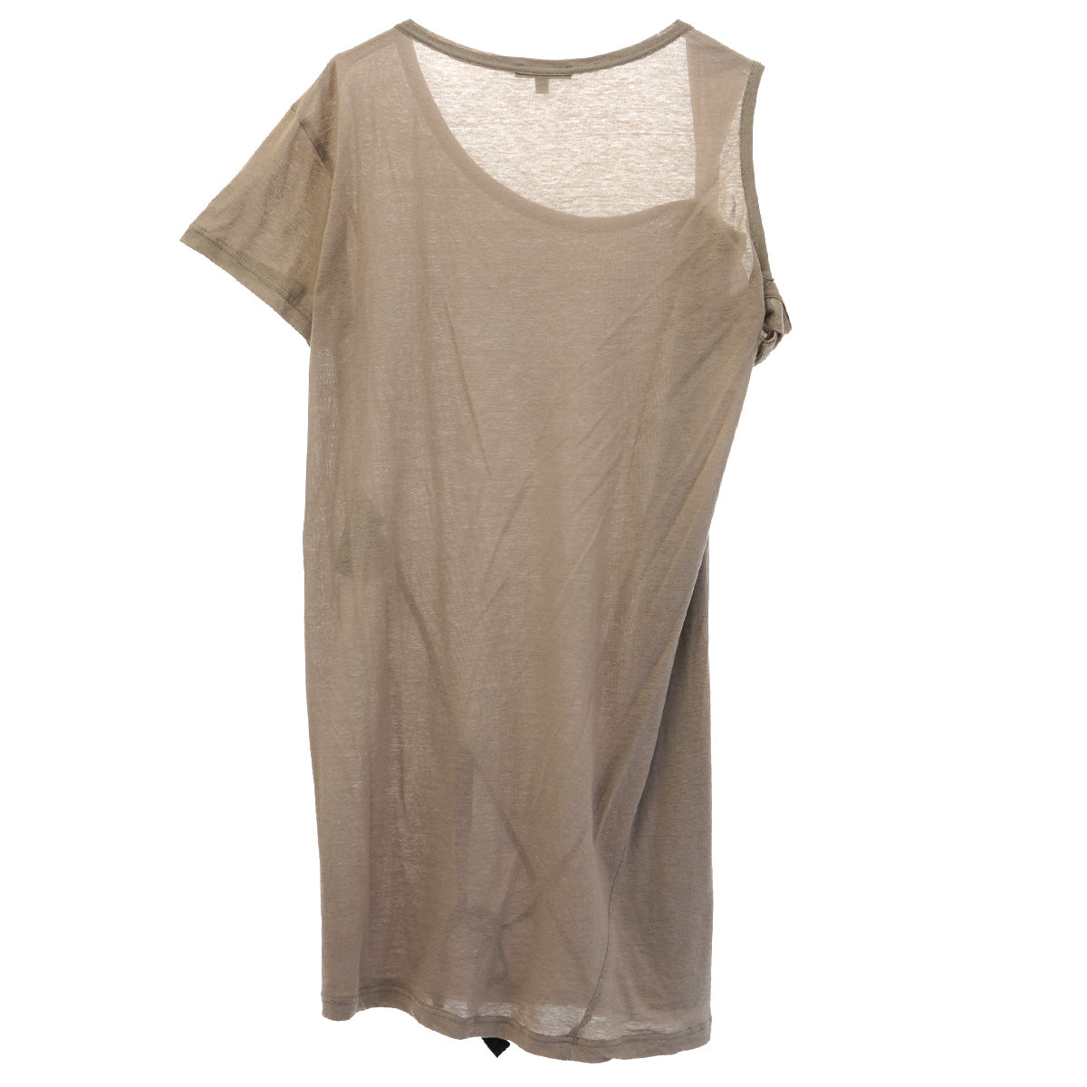 ASYMMETRY DRESS / BEIGE
