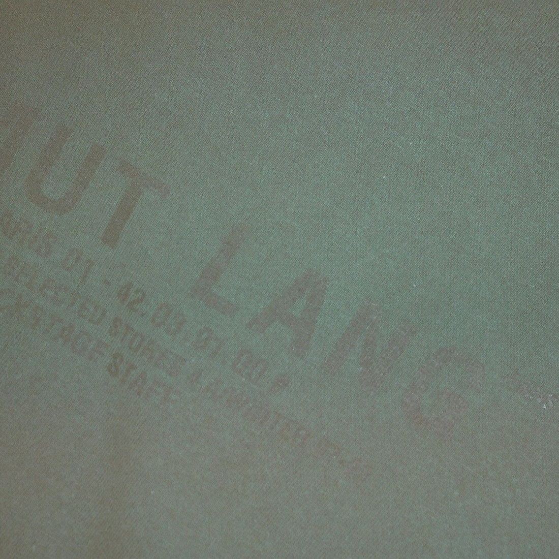 HELMUT LANG - NEW DELIVERY