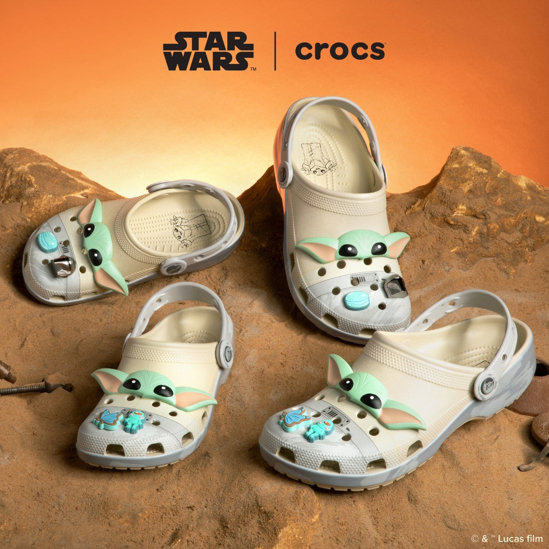 Crocs Grogu Classic Clog - NEW DELIVERY