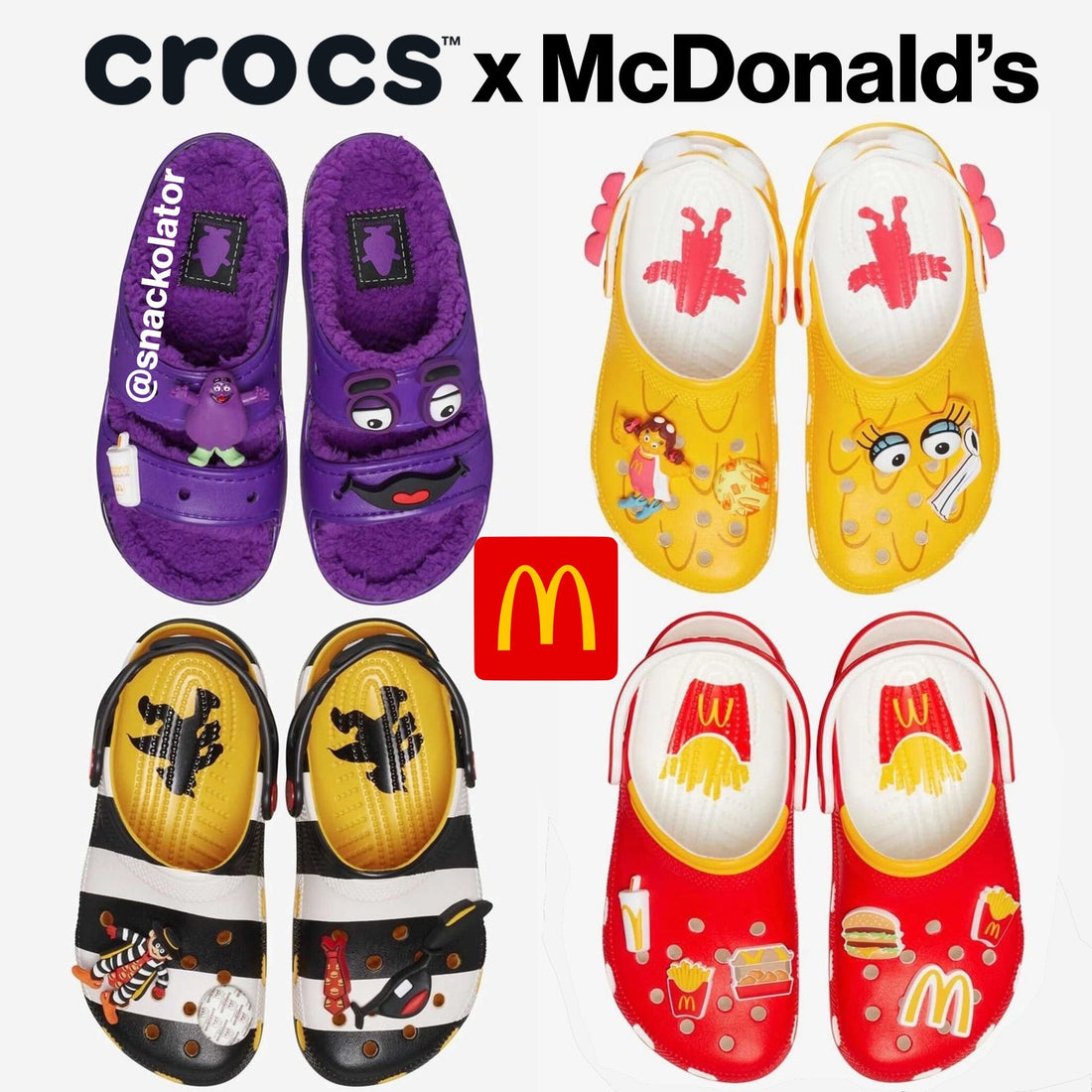 Crocs x McDonald's - NEW ARRIVAL