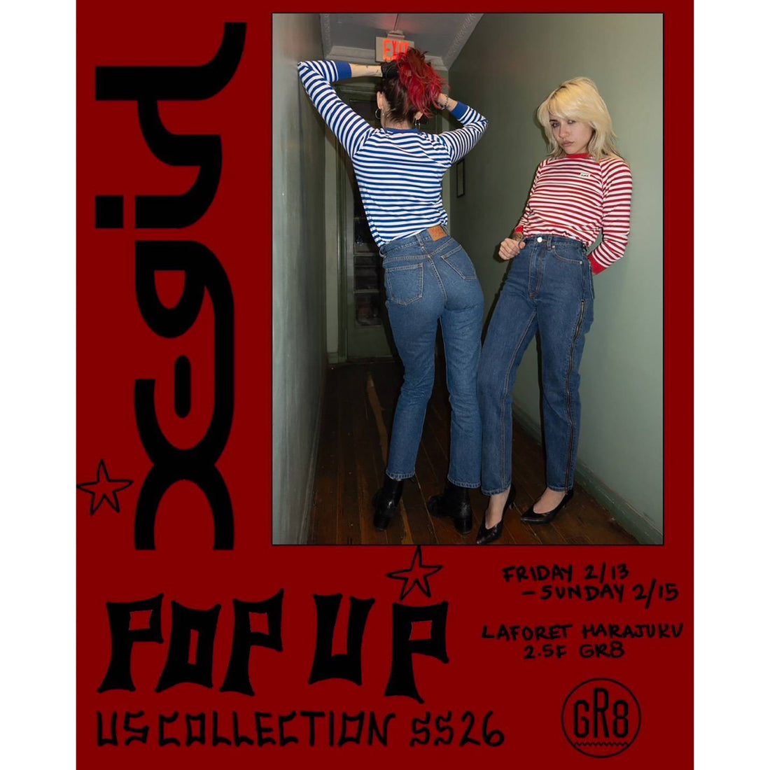 X-girl US COLLECTION SPRING/SUMMER 2026