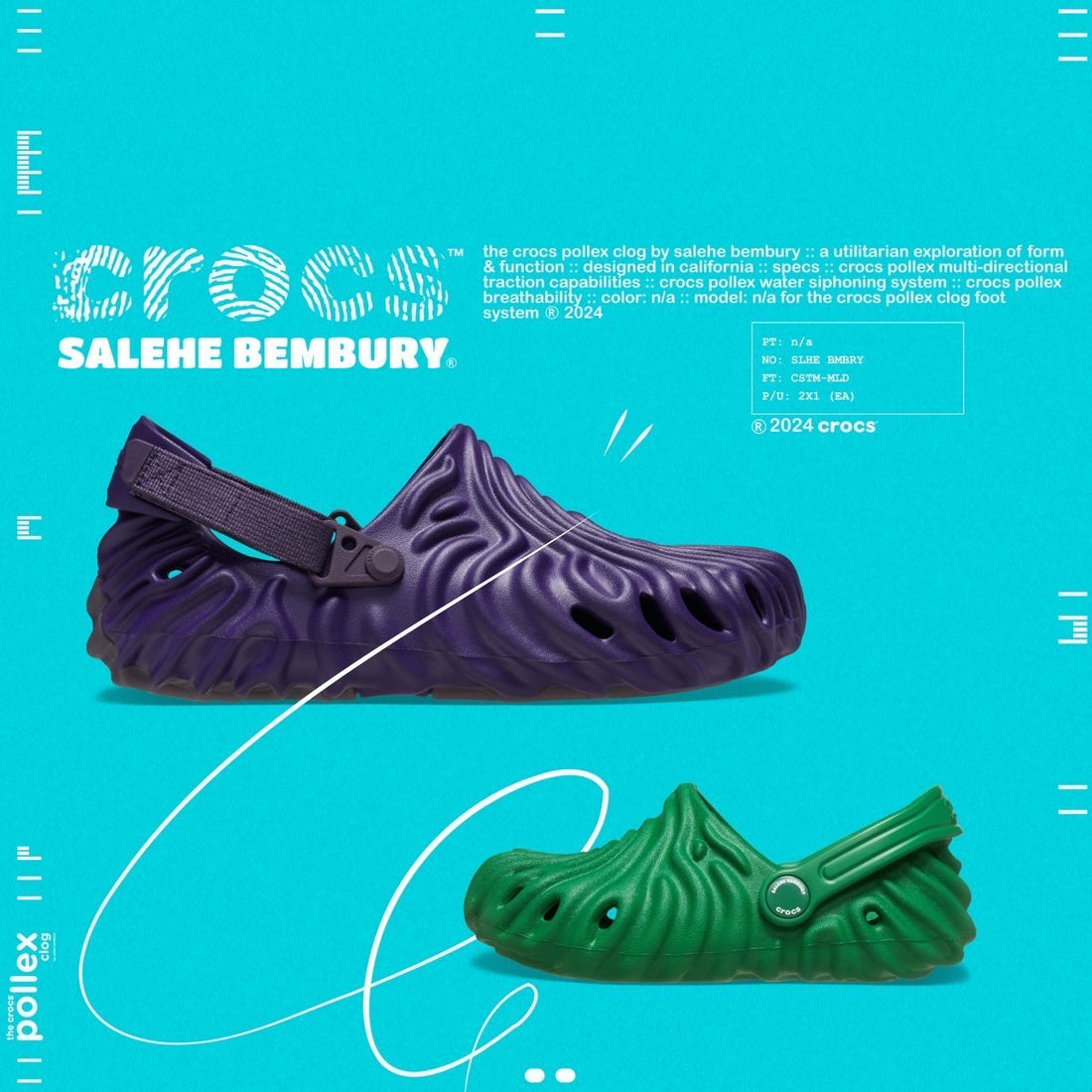 Salehe Bembury x Crocs - NEW DELIVERY