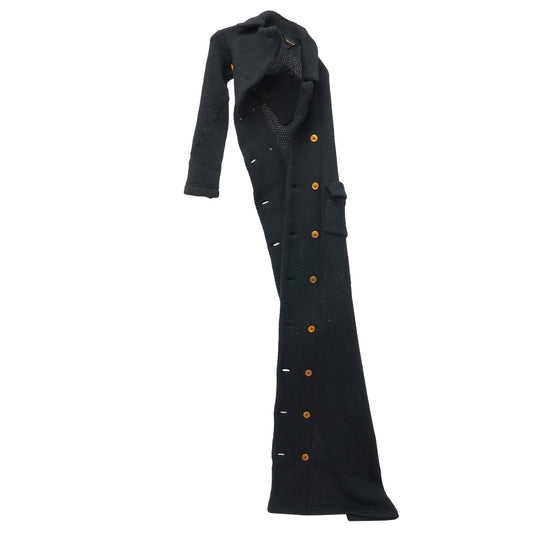 LONG KNIT CARDIGAN / BLACK