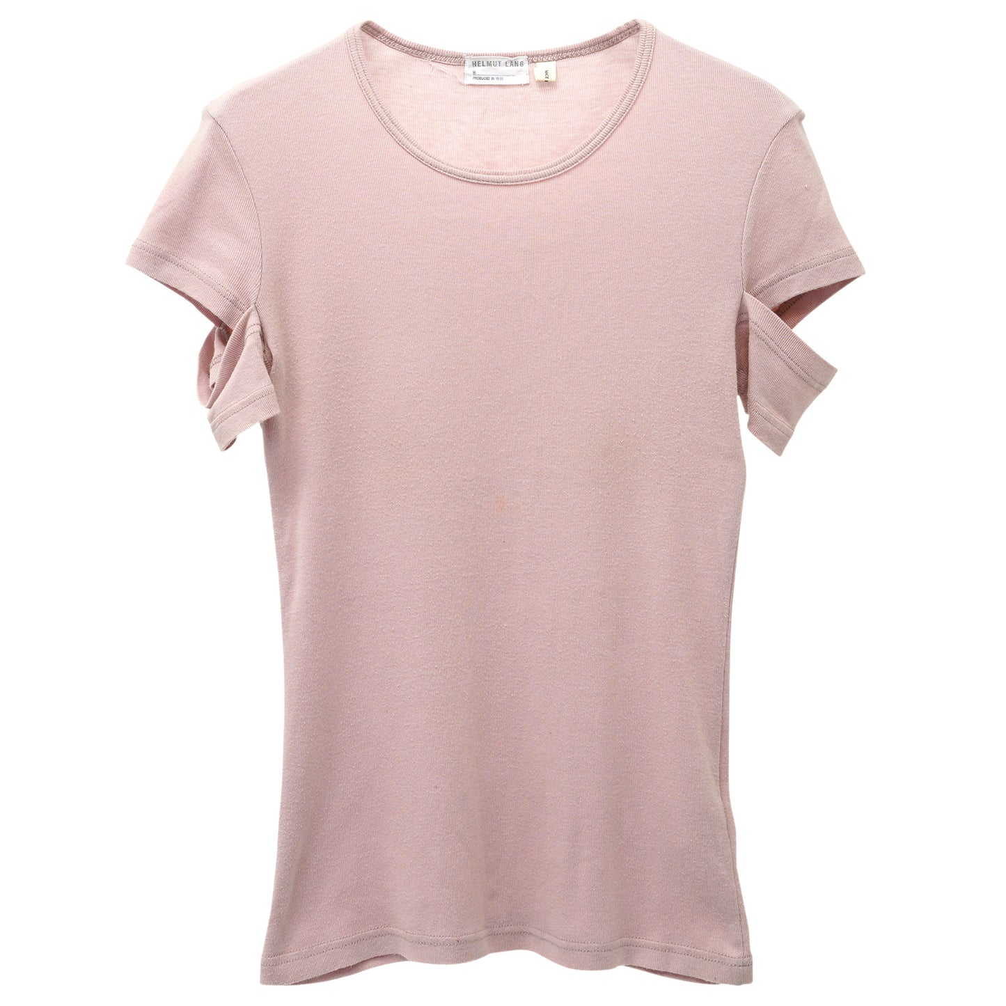 SLIT T-SHIRT / LIGHT PINK