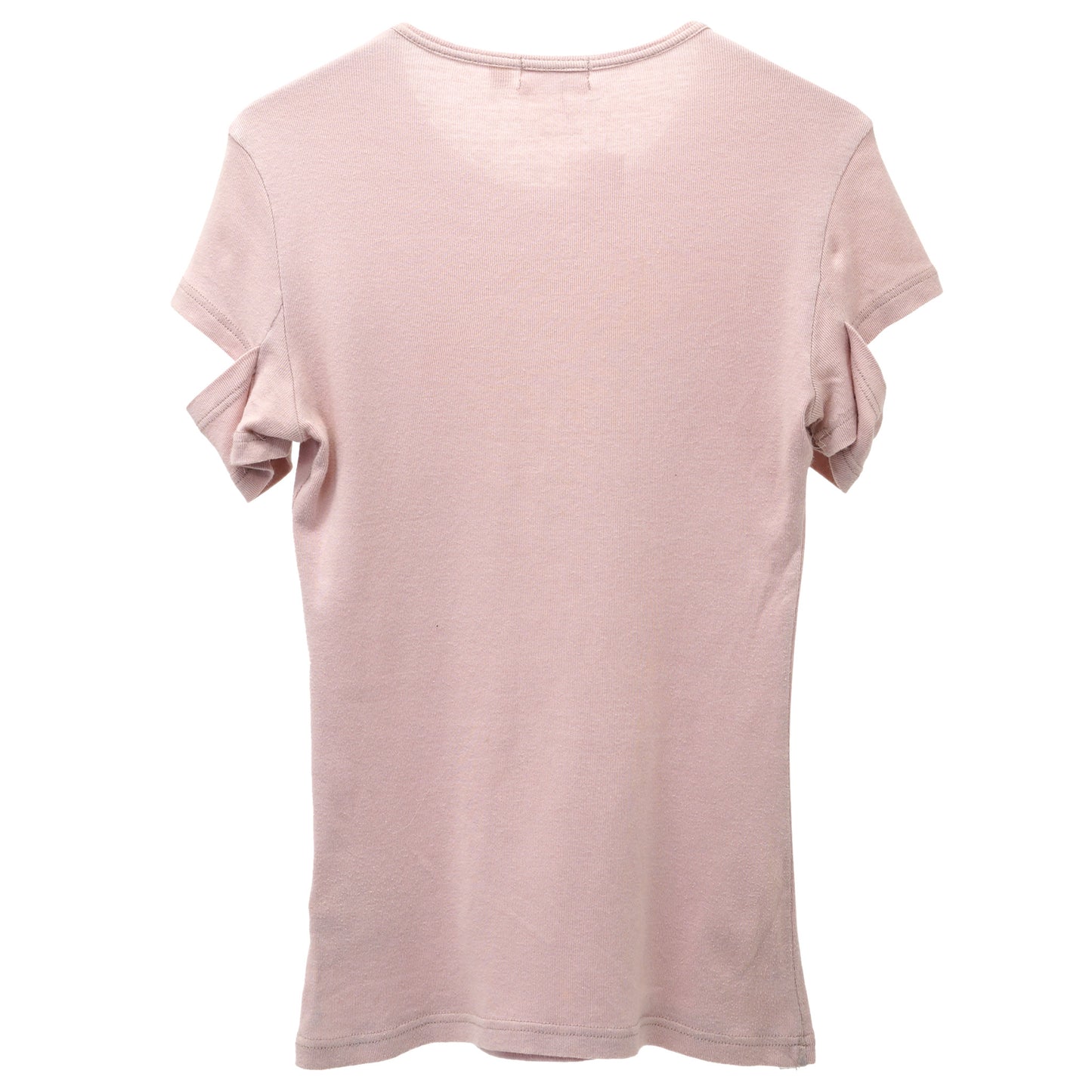 SLIT T-SHIRT / LIGHT PINK