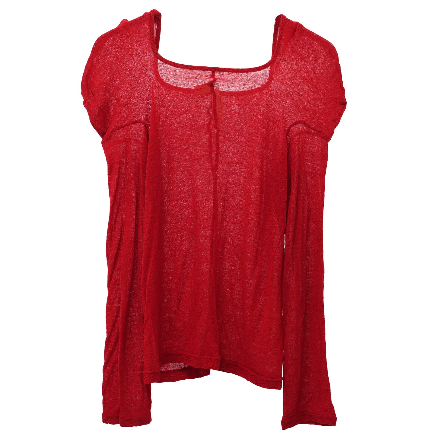 ROUND SHOULDER TOP / RED