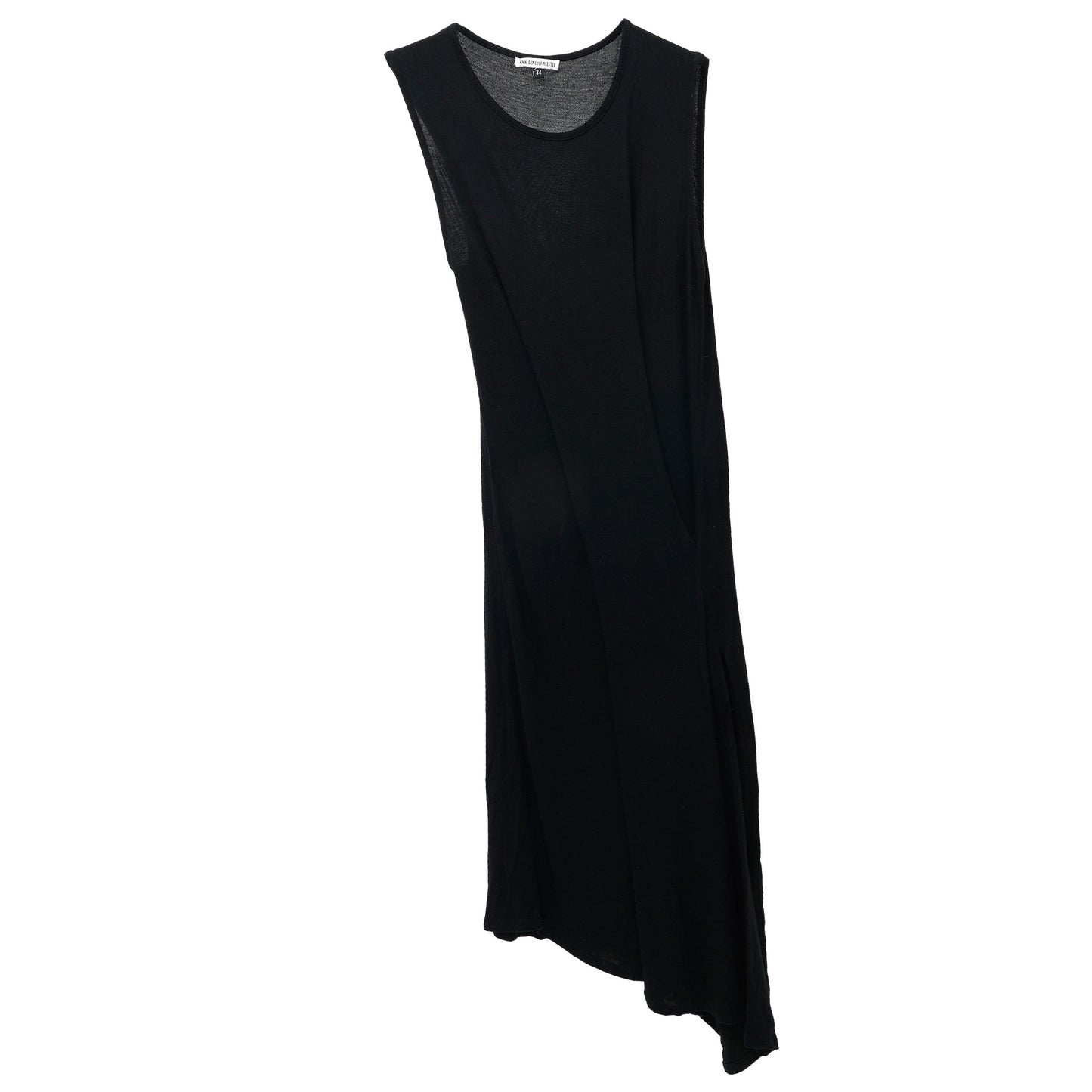 SLEEVELESS LONG DRESS / BLACK