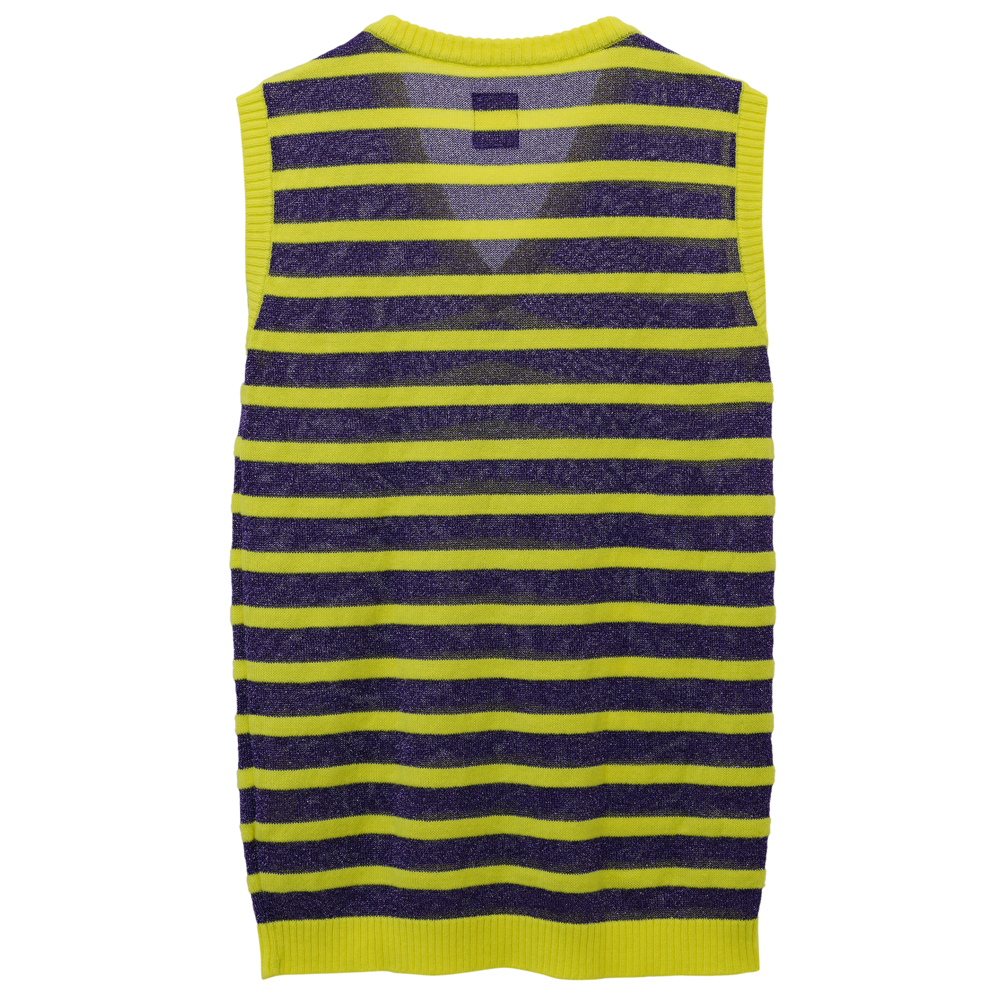 STRIPE VEST / YELLOW&PURPLE