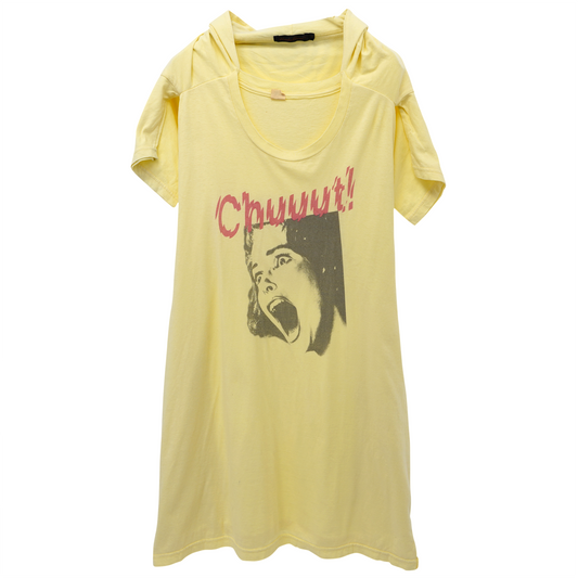 T-SHIRT DRESS / YELLOW