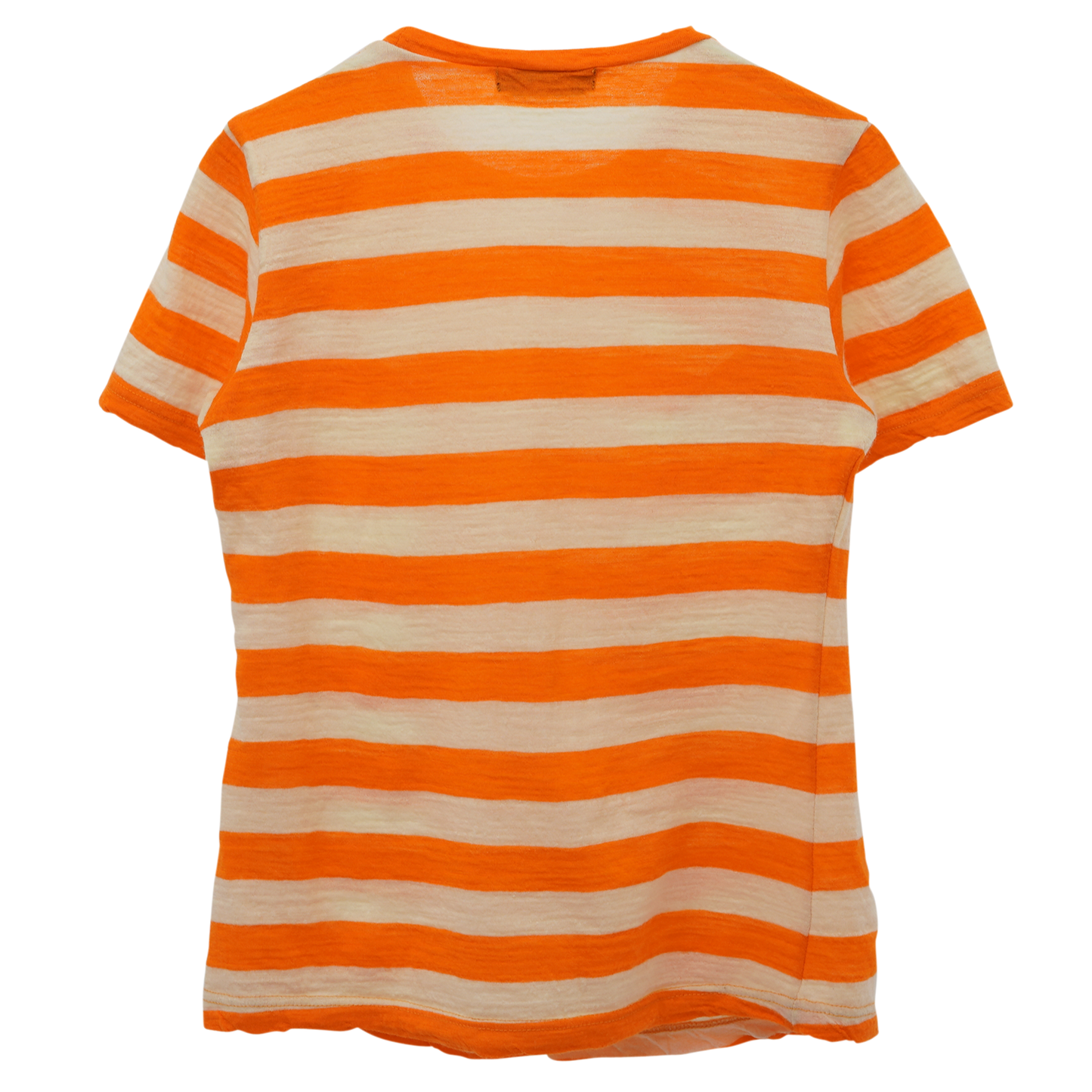 STRIPE SWEATER / ORANGE&WHITE