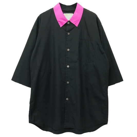 NEON COLLAR SHIRT / BLACK