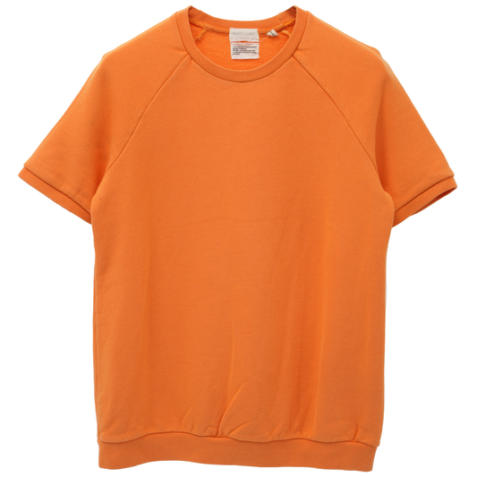 SHORT SLEEVE SWEATSHIRT / ORANGE