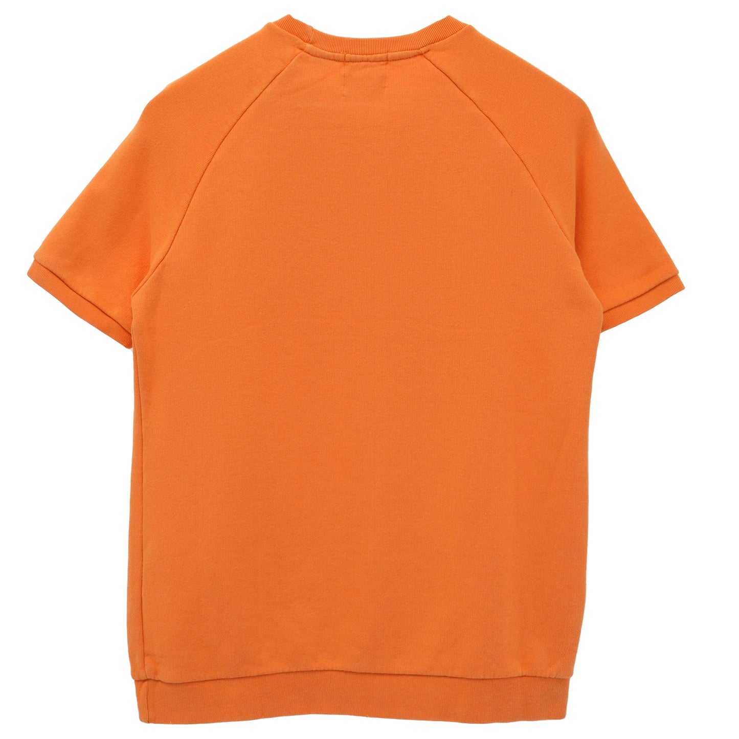 SHORT SLEEVE SWEATSHIRT / ORANGE