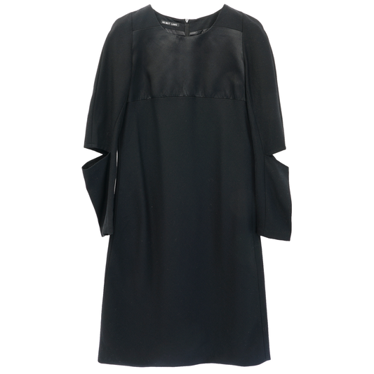 SLIT SLEEVE DRESS / BLACK