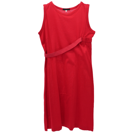 STRAP DRESS / RED