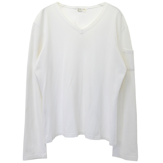 LONG SLEEVE TOP / WHITE