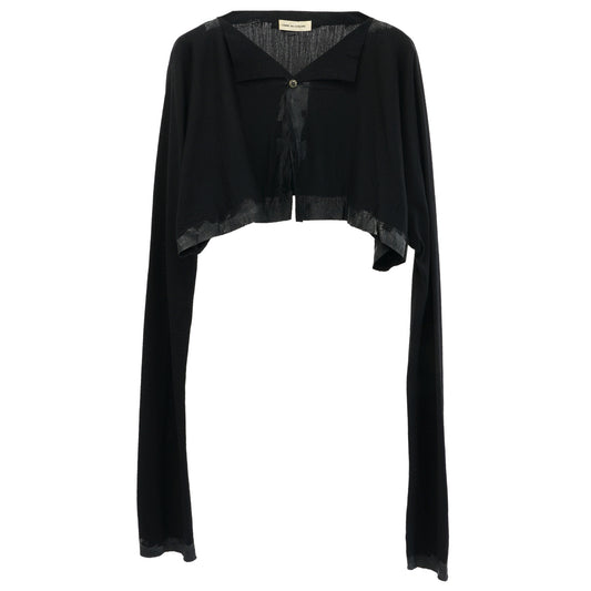 CROPPED CARDIGAN / BLACK