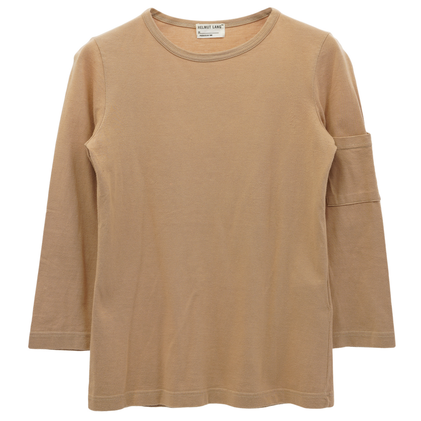 POCKET SLEEVE TOP / BEIGE