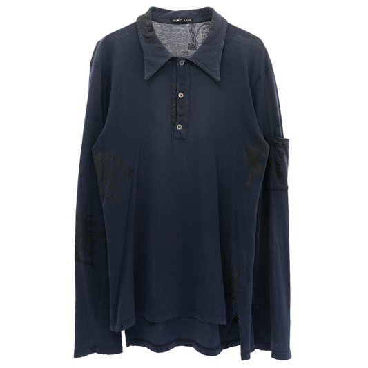 LONG SLEEVE TOP / NAVY