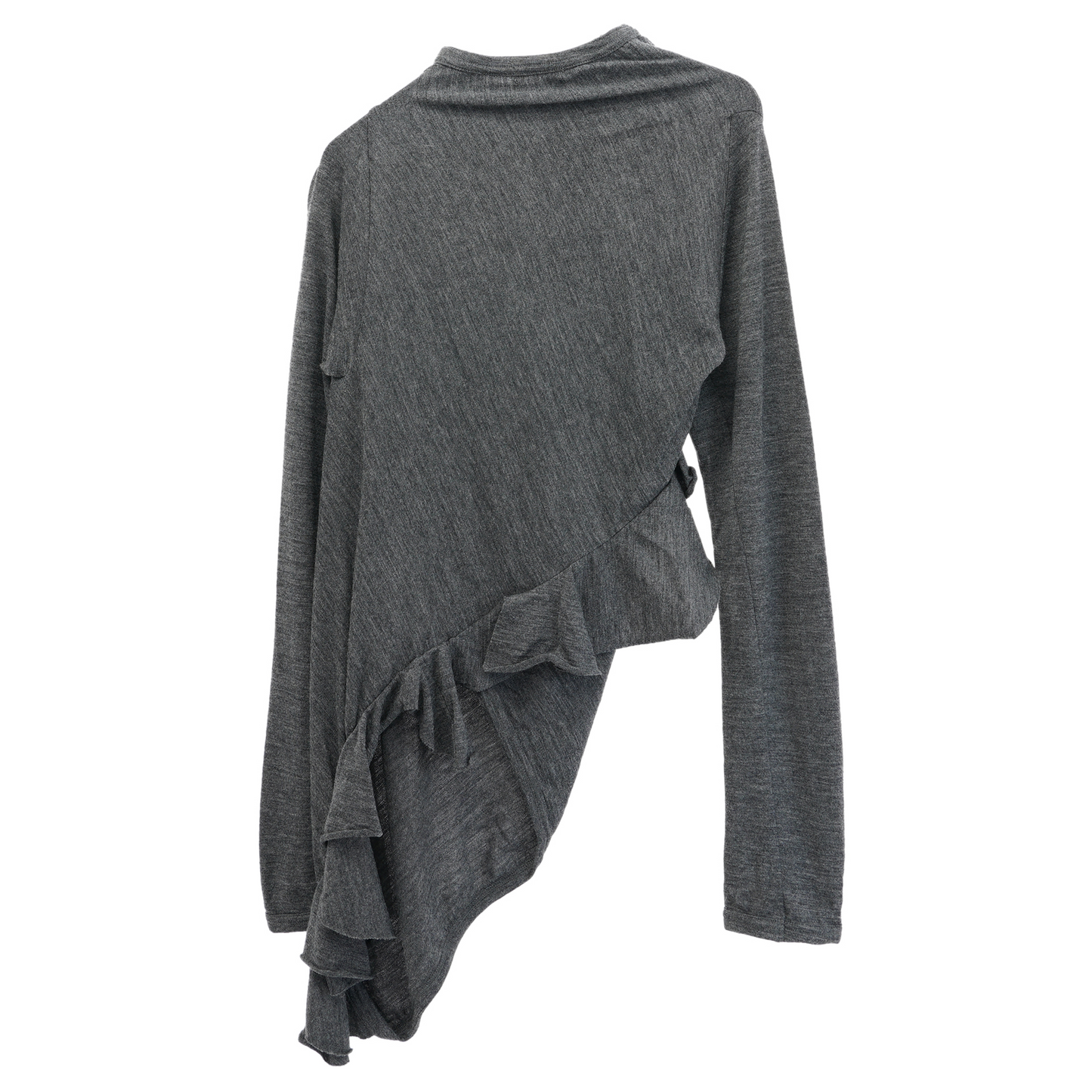 FRILL SWEATER / GREY