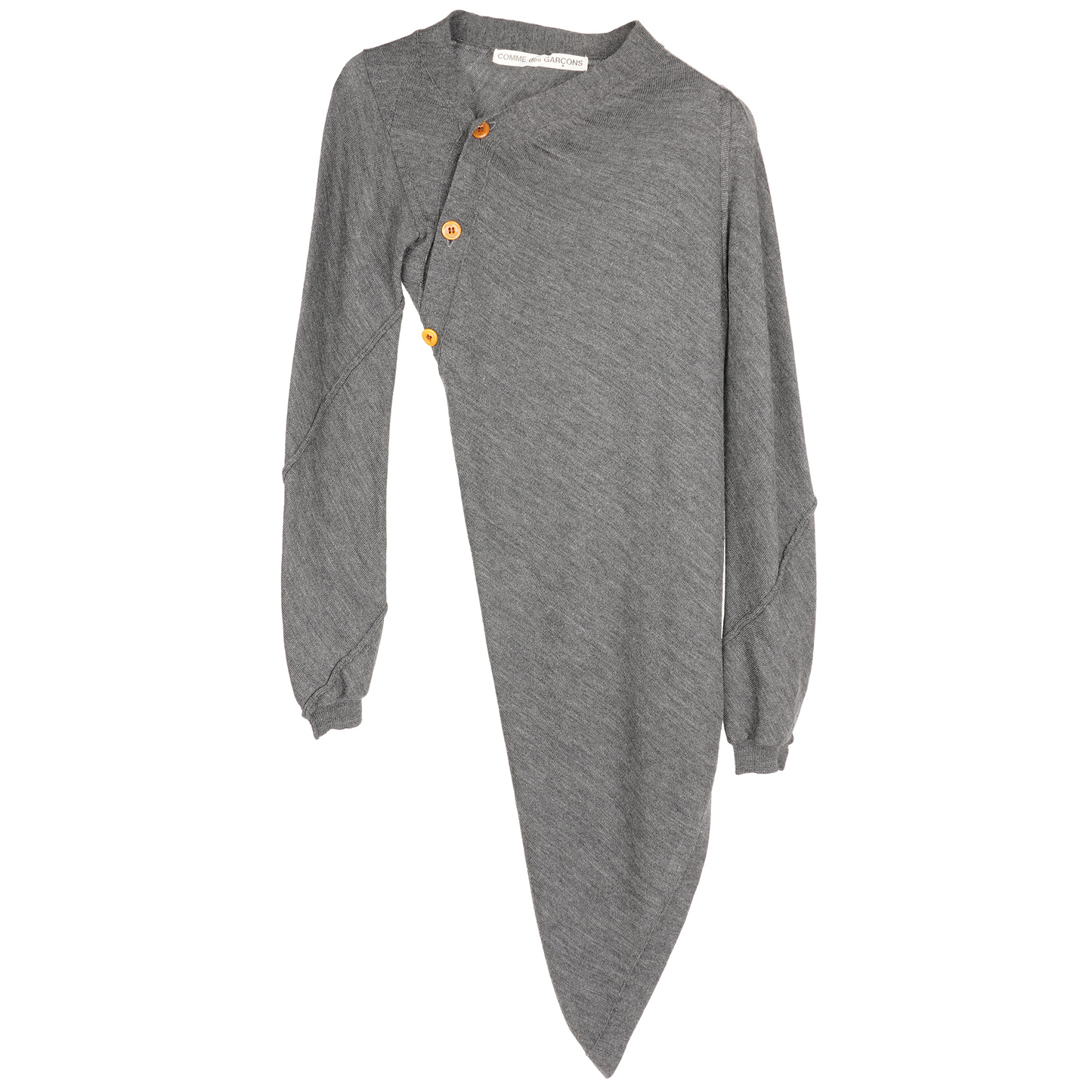 ASYMMETRY CARDIGAN / GREY