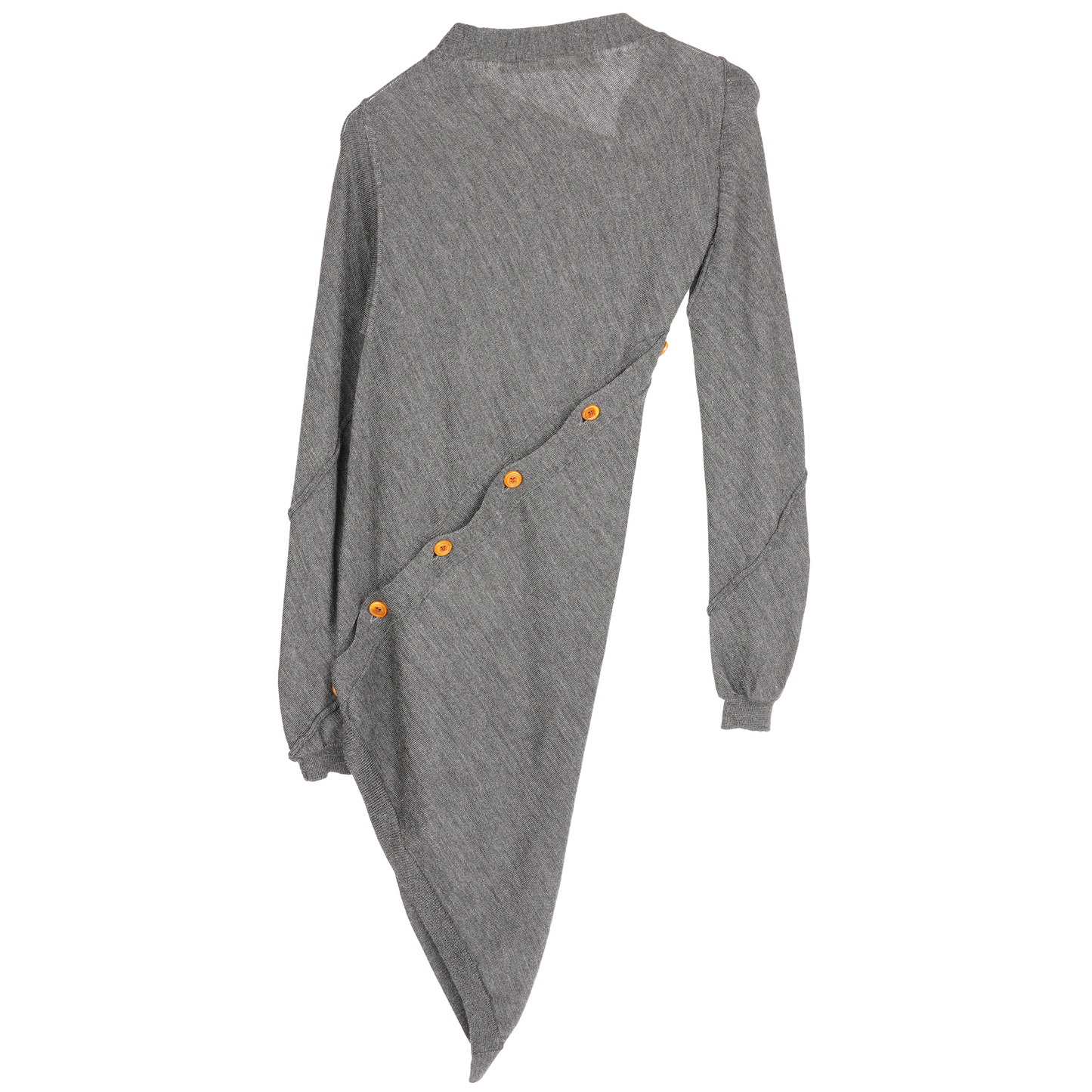 ASYMMETRY CARDIGAN / GREY