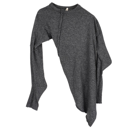 ASYMMETRY SWEATER / GREY