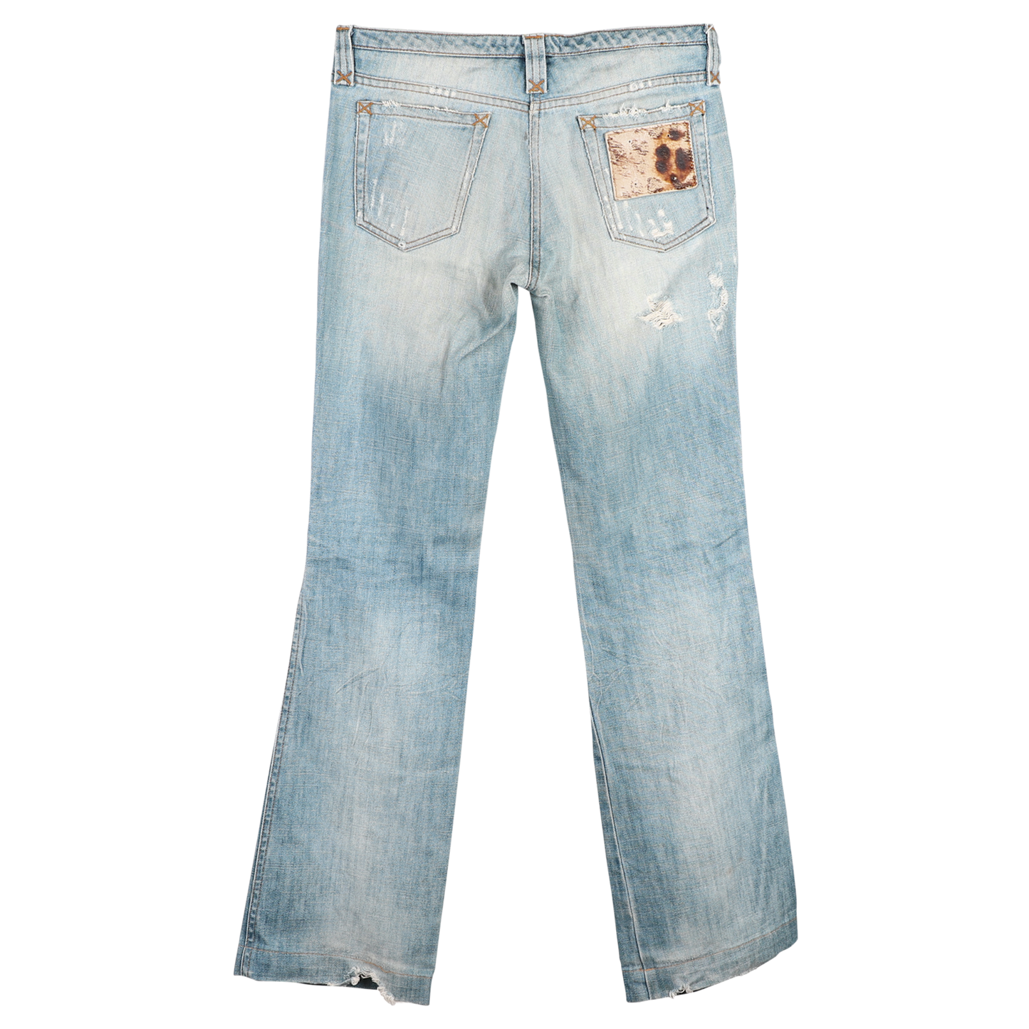 DAMAGE JEANS / LIGHT INDIGO