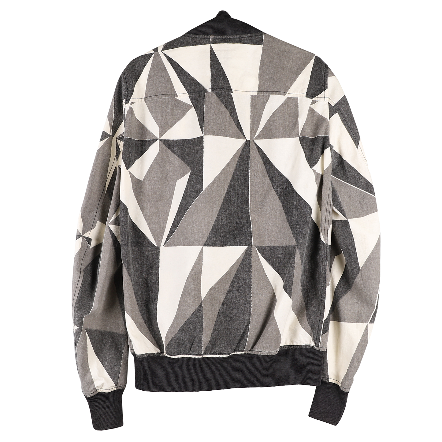 GEOMETRIC GRAPHIC BOMBER JACKET / MULTI