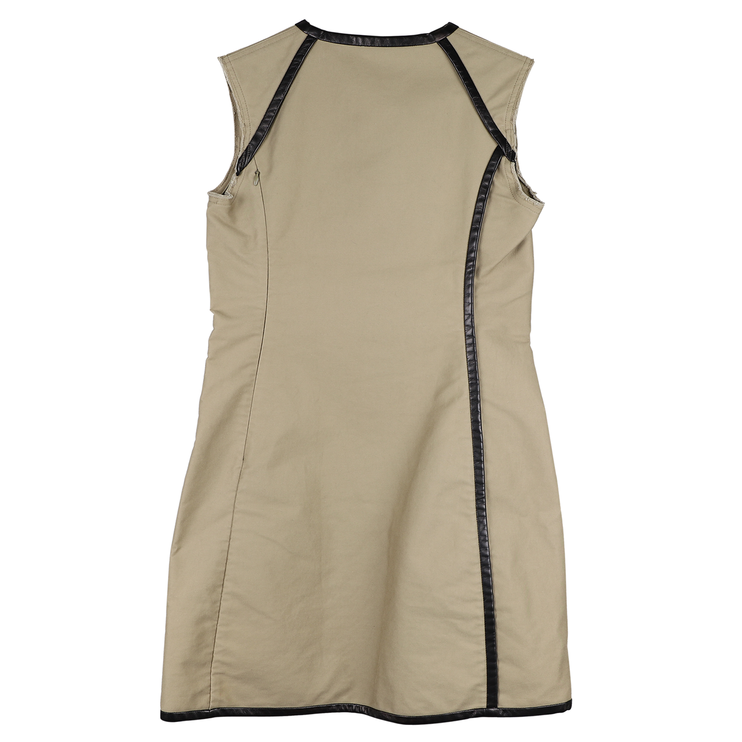 SLEEVELESS DRESS / BEIGE