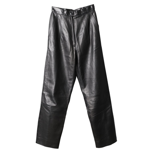 LEATHER PANTS / BLACK
