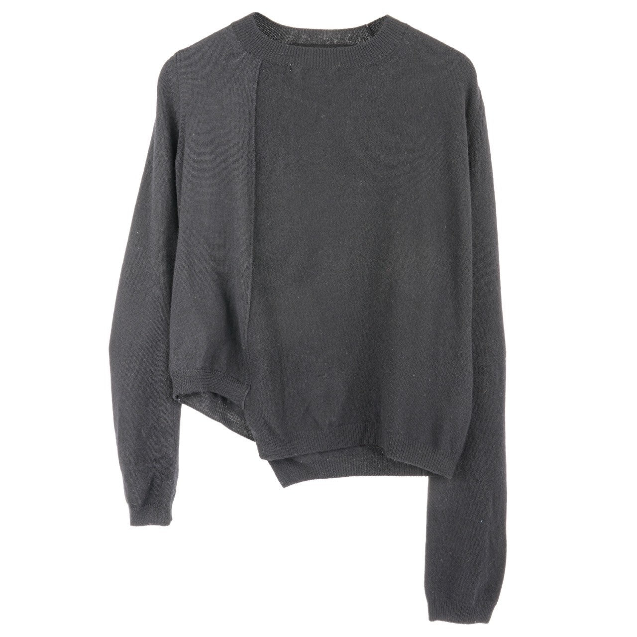 ASYMMETRY SWEATER / BLACK