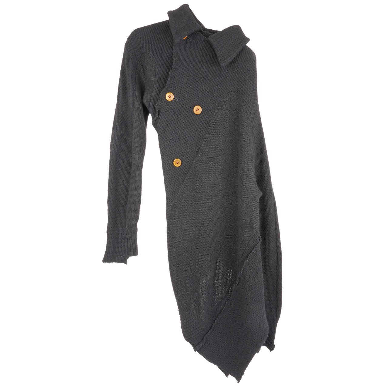 ASYMMETRY COAT / BLACK