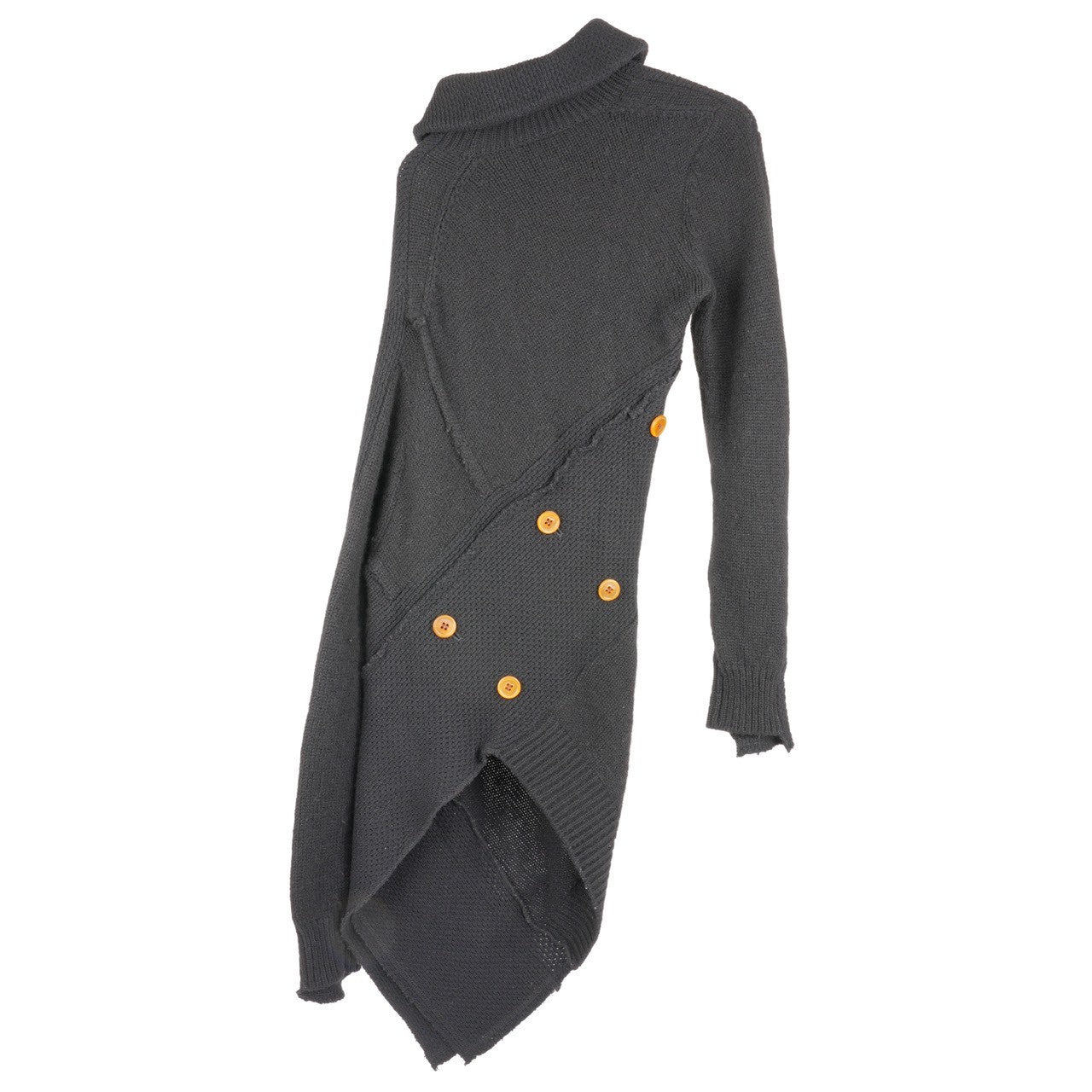 ASYMMETRY COAT / BLACK